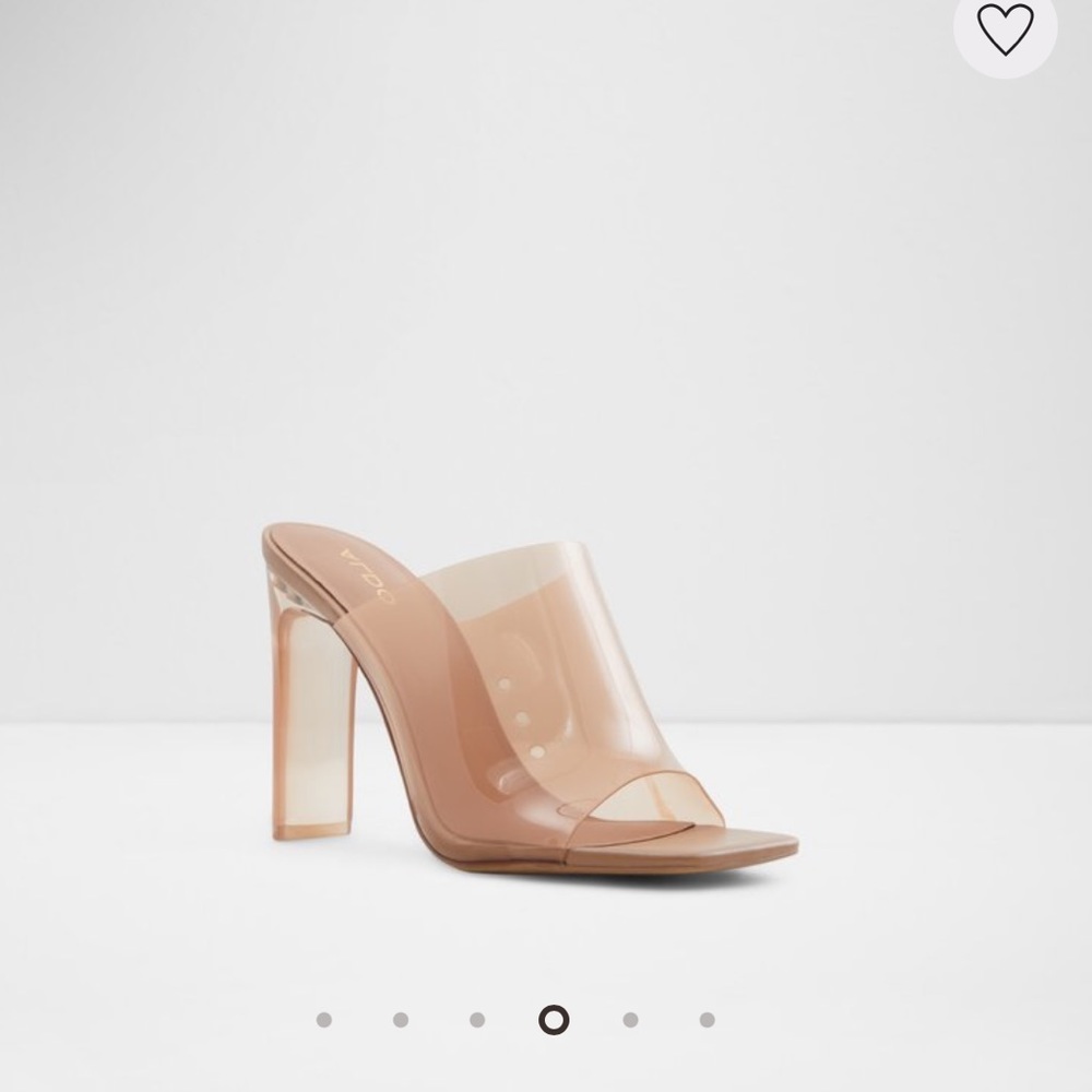 ALDO clear heels